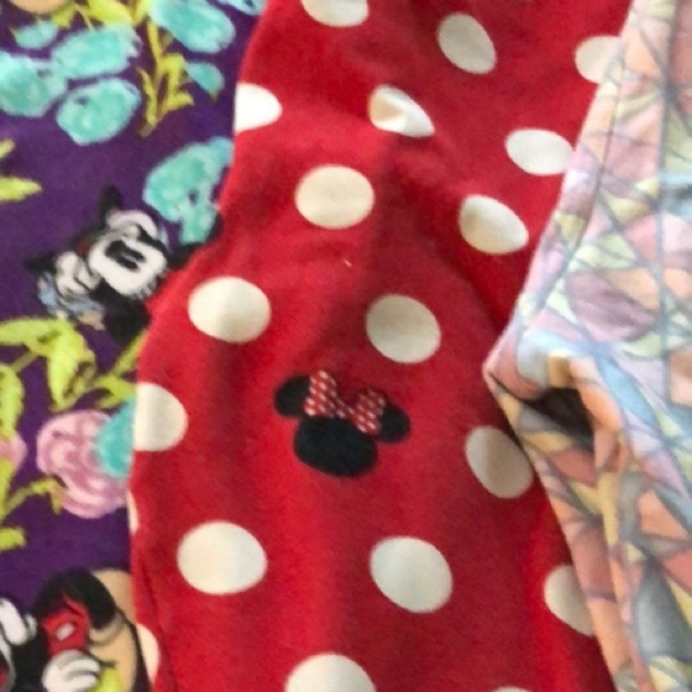 Tween Red Disney Leggings